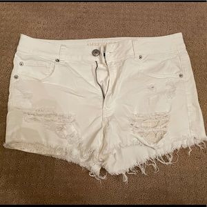 American Eagle Ripped Denim Shorts
